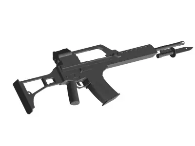 Heckler Koch G36 rifle 3D model