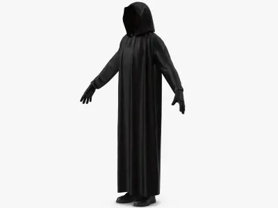 Hooded Costume 14 3D model