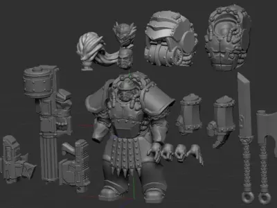 Tempest Legion - Heavy Infantry Builder - Cronus and Cataclysm 3D print model