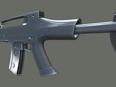 xm8 machine-gun 3D model