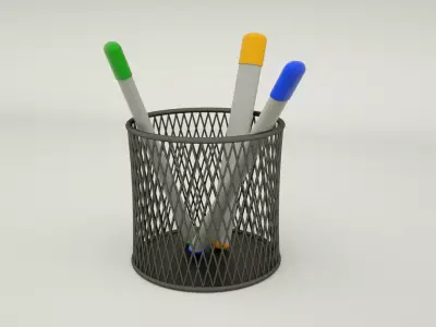 Pen and objects holder 3D model