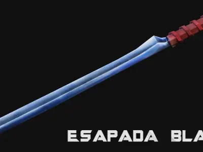 Espada Blade Low-poly 3D model