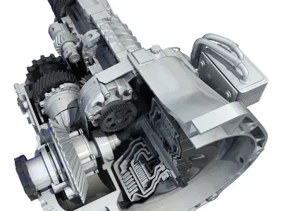 Transmission Cutaway Cayman 981 Boxster 3D model