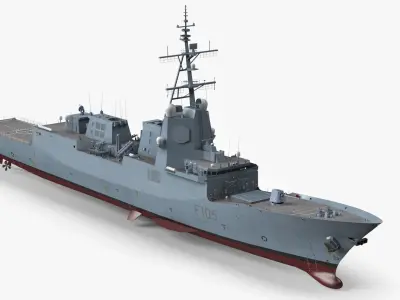 F-105 Frigate 3D model