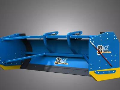 Kage SnowFire Plow System 3D model