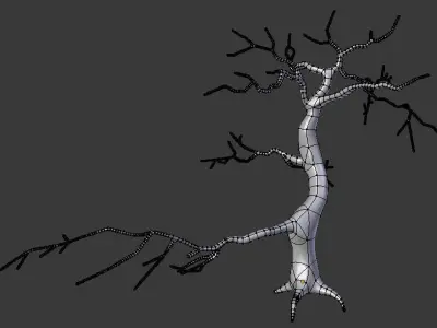 High Polly multi part Bonsai Maple 3D model 3D model
