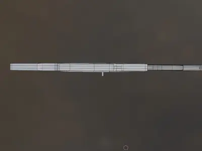 AK-47 Low Poly 3D Model Low-poly 3D model