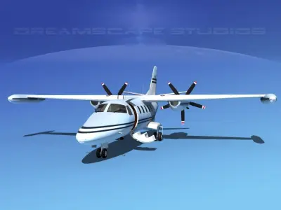 Dreamscape AF-44 Star Executive V09 3D model