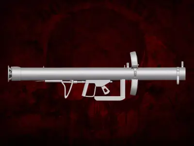 Panzerschreck 3D Printable Files For Action Figures 3D print model