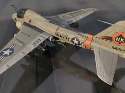 Grumman A-6E Intruder 3D model