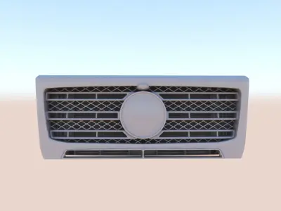 Mercedes  car   radiator  lumma  3D model