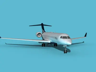 Bombardier Global 7000 V10 3D model