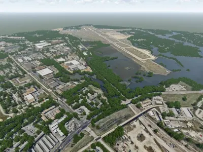 Norfolk International Airport 3D model