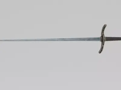 Aria Stark Sword From Game Of Thrones 3D model