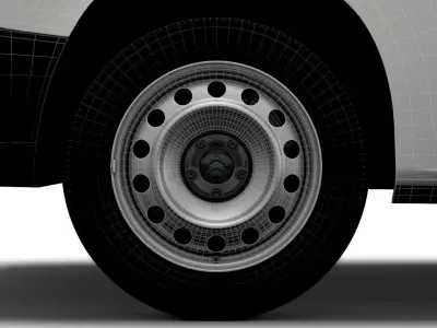 Citroen Berlingo Enterprise 2020 wheel 3D model