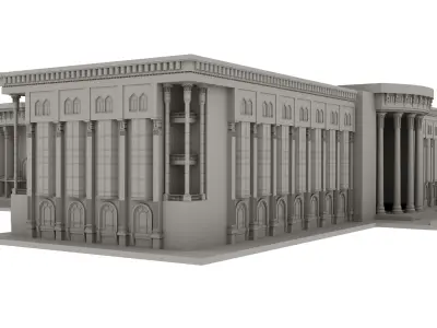 Uzbekistan Davlat Konservatoriyasi 3D model