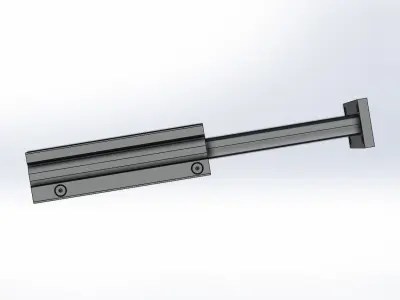 Cilindro Pneumatico MGPM MGPM50-175Z Pneumatic Cylinder 3D model