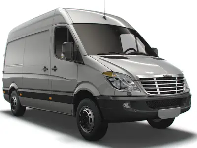 Freightliner Sprinter Cargo Van L2H2 2009 3D model