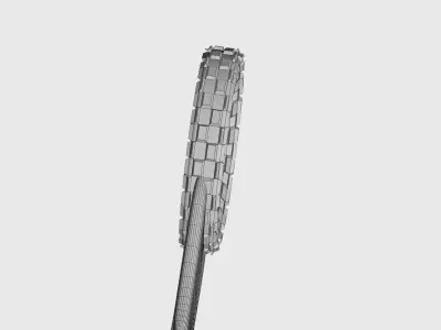 fantasy knife Low-poly 3D model