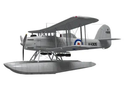 Fairey SeaFox 3D model