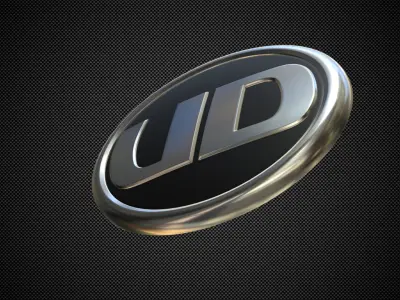 ud logo 3D model