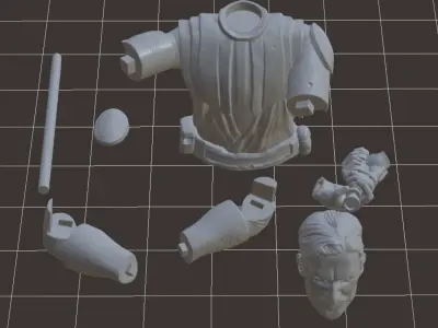 Obi Wan Kenobi Clone Wars Armor 3D print model