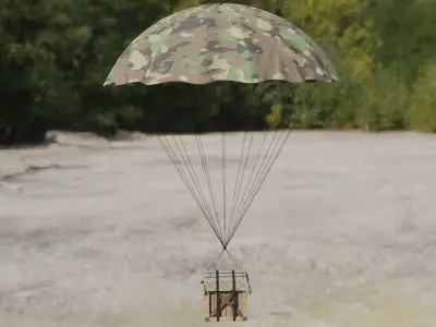 Military Drop Box 3D model