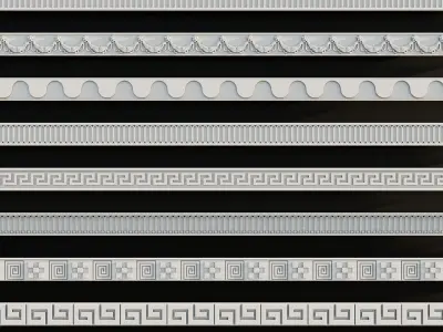 Ornament Pack Vol 1 - Gothic Baroque Byzantine 3D model