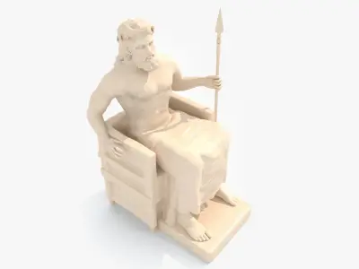 Statue of Zeus 3D model