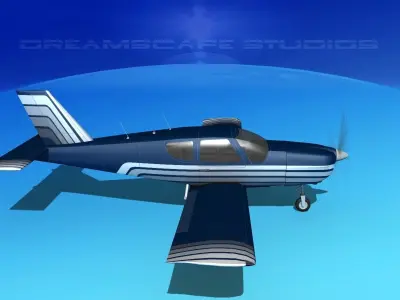 Socata TB-20 Trinidad V04 3D model