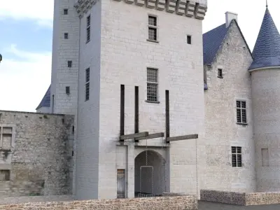 Chateau du Rivau 3D model