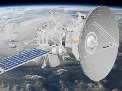 Orbiting Satelite 3D model