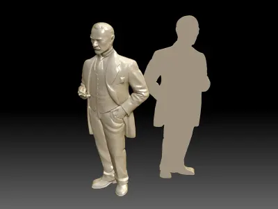 Ataturk 3D print model