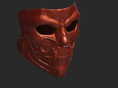 Demon Mask 3D print model purchase
