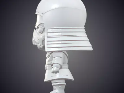 Chibi Samurai Statue PM-793 3D print model