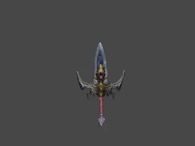 Zeloeman Sword A 21 Low-poly 3D model