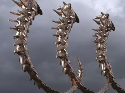Armageddon Dragon Tail 2  3D model