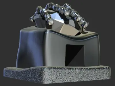 PIRATE CAVE Free low-poly 3D model