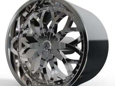 ASANTI AF821 WHEEL 3D MODEL 3D model