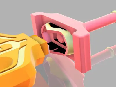 Great Flameblade 3D printable  from the legend of zelda BOTW 3D print model
