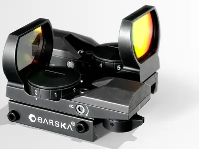 Barska Red Dot Sight Low-poly 3D model