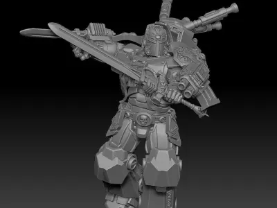 First Crusader Terminator 3D print model