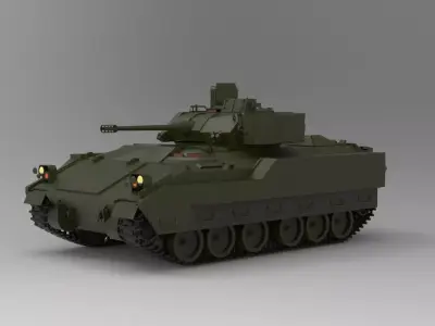 M2 Bradley ighting vehicle 3D model