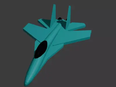 Aircraft SU-27 3D model