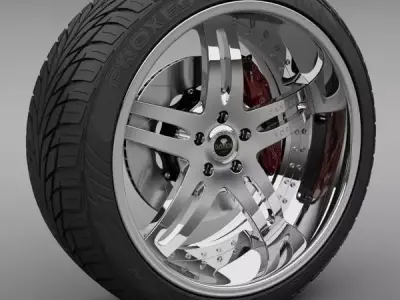 Savini Forged SV-1S Wheel 3D model