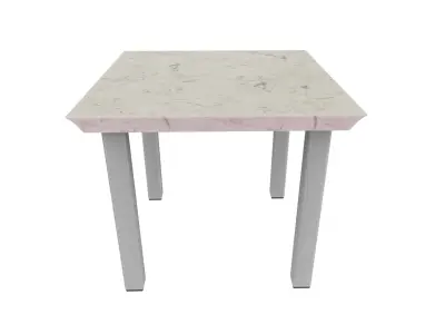 Outdoor Table Low-poly 3D model order