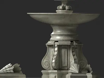 Fountain 3D model