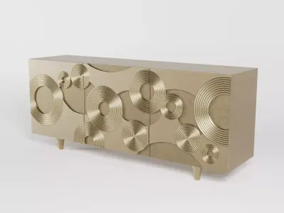 Accent Cabinet Credenza Free 3D model
