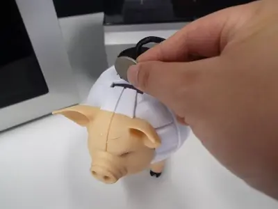 Italian brainrot Svinino Bombondino  bank 3D model