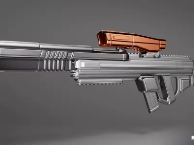 Sci-Fi Weapon Pack  Futuristic Gun Models 3D model
